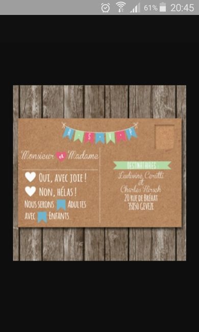 Crée un coupon réponse - 1