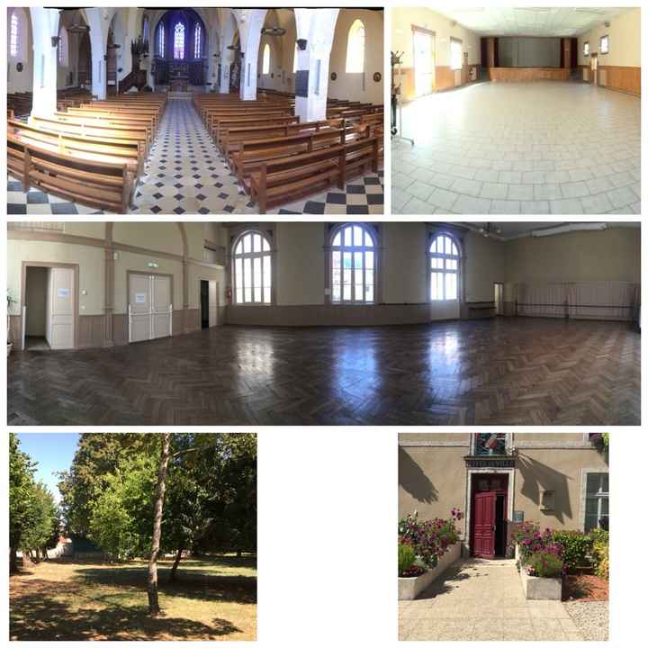 Salle réservée. plus qu'à donner les h mairie et eglise - 1