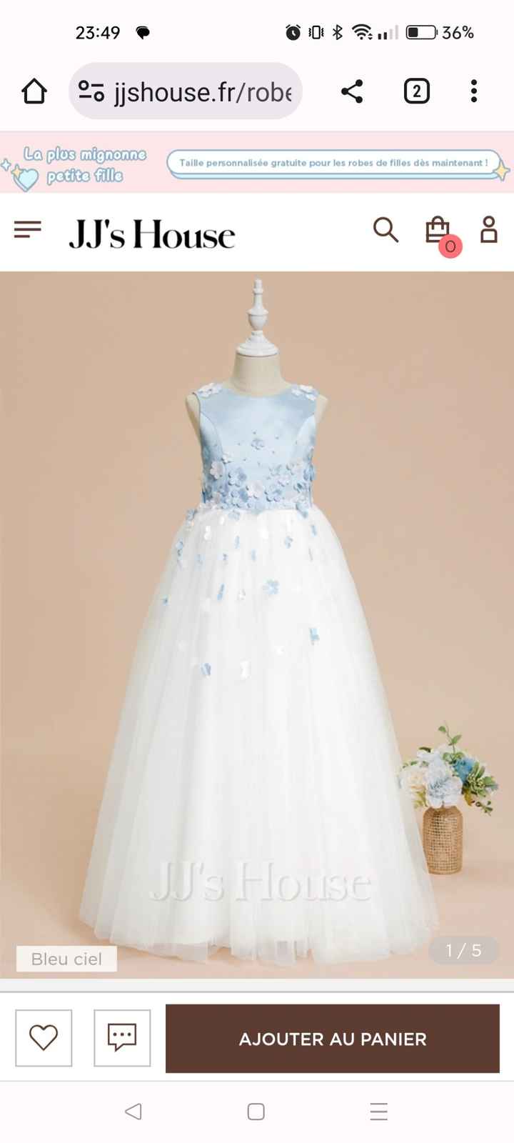 Robe demoiselle d'honneur - 1