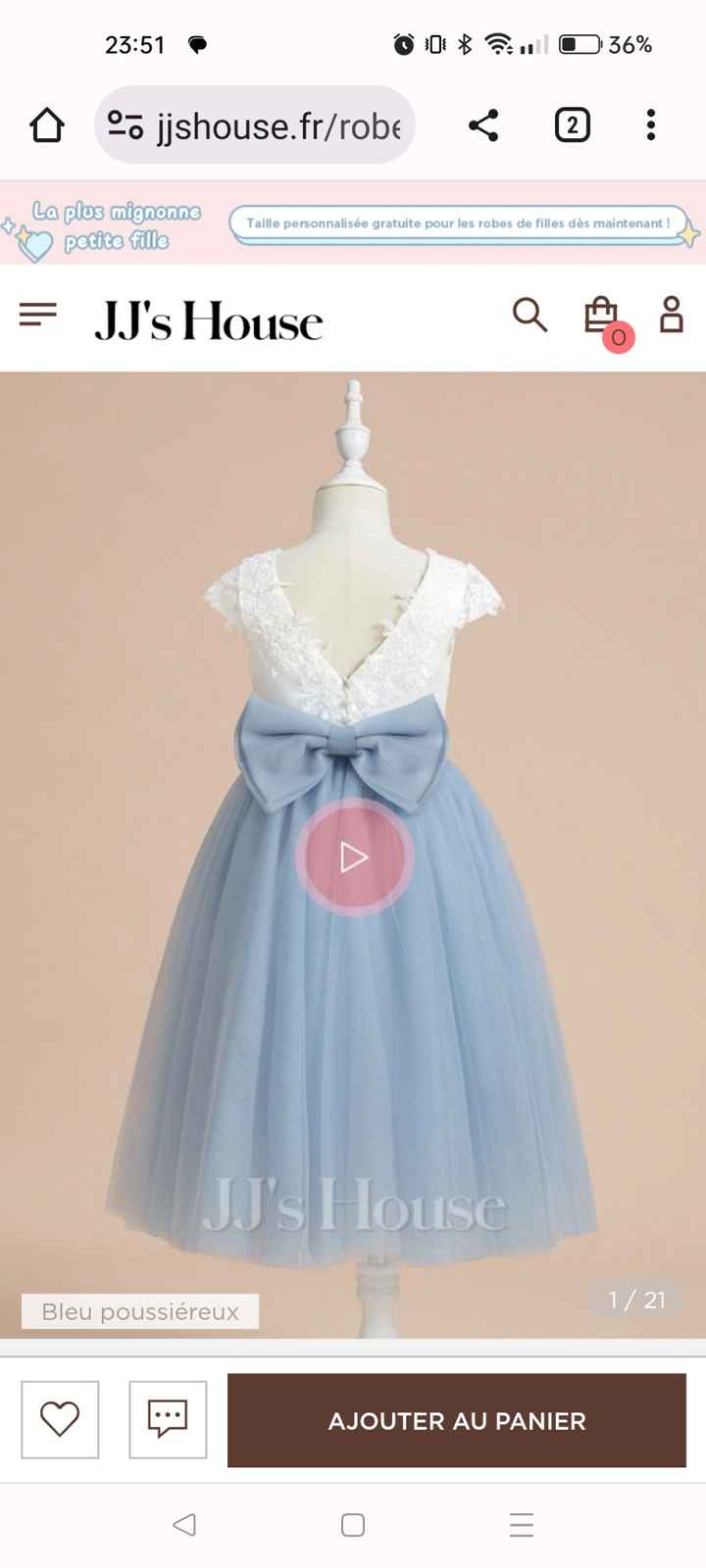 Robe demoiselle d'honneur - 2