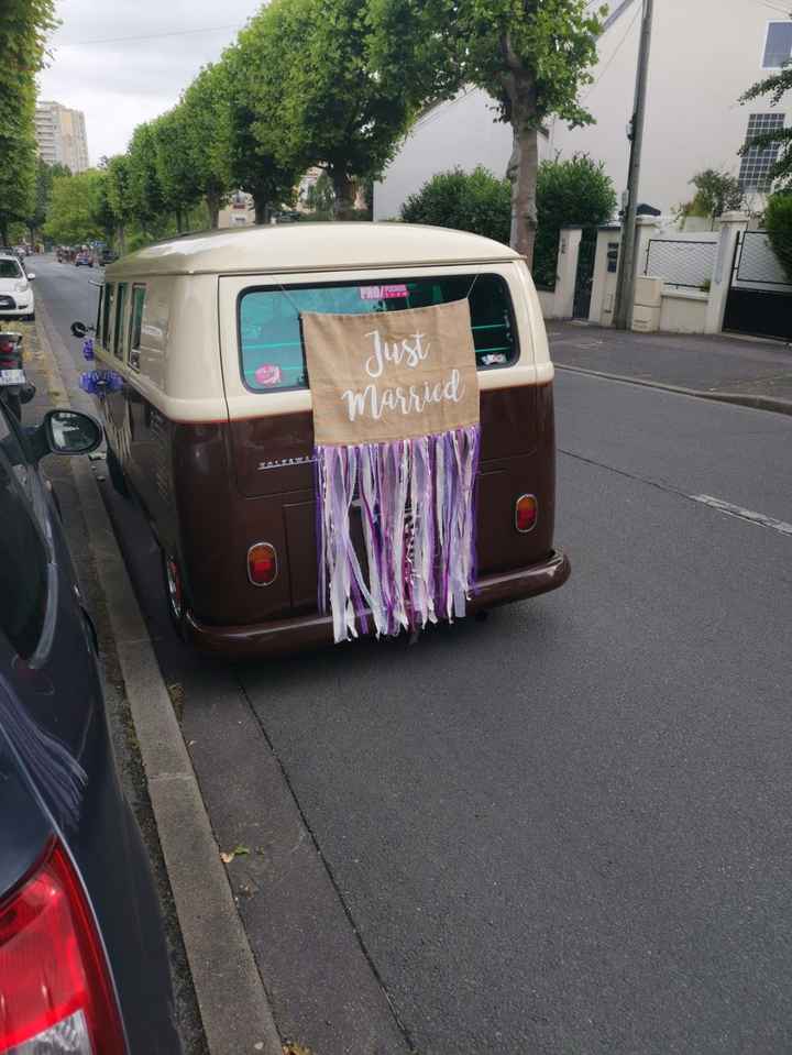 Décoration voiture mariage - 1