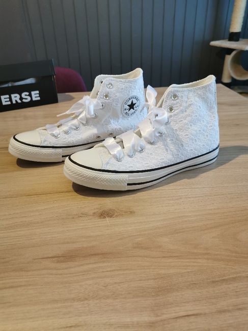 Converse pour la mariée choisi avant ou après la robe ? 🤔 4