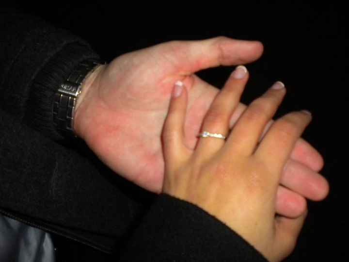 ma bague de fiançailles!