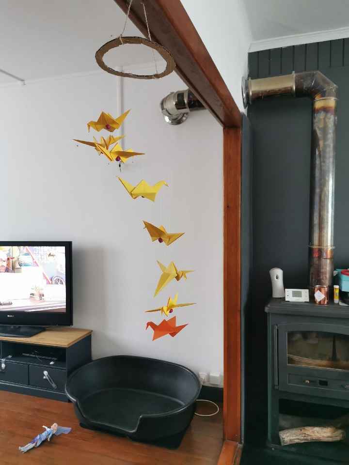 Décoration plafond origami - 1