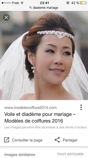 3 diadèmes de mariée - 1