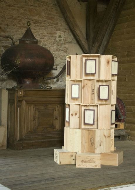 Plan de table theme vin 7