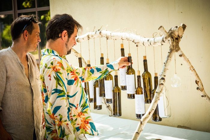 Plan de table theme vin 9