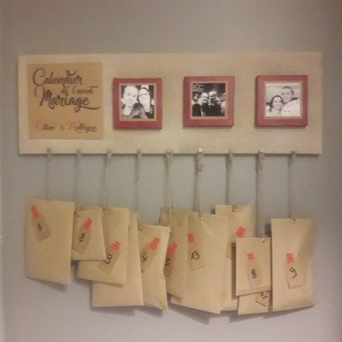 Calendrier de l'avant mariage 3