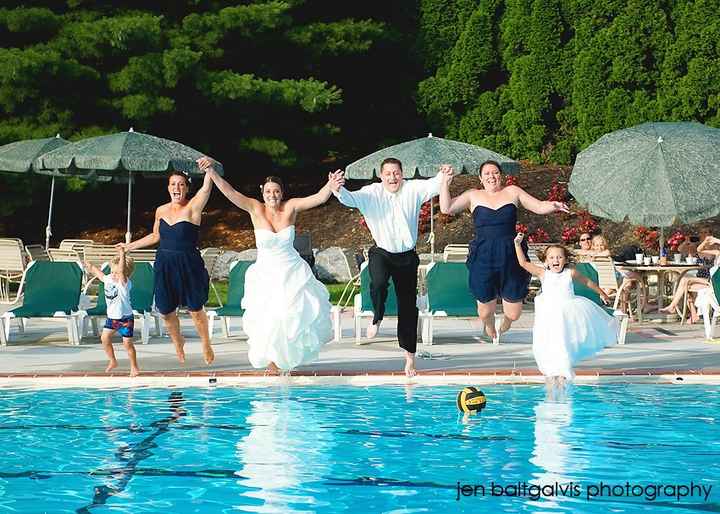 Mariage en piscine - 2
