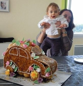 Thème vintage pièce montée 4