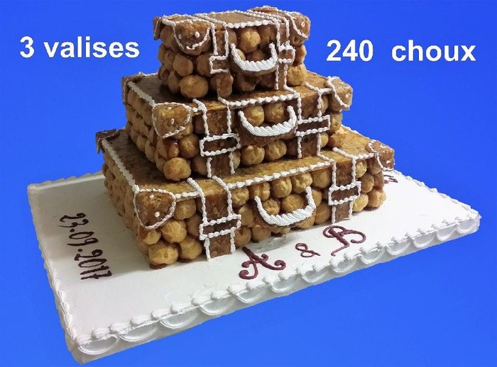 Thème vintage pièce montée 10