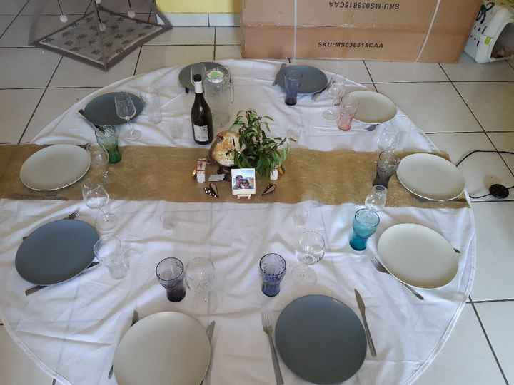 Centre de table voyage - 1