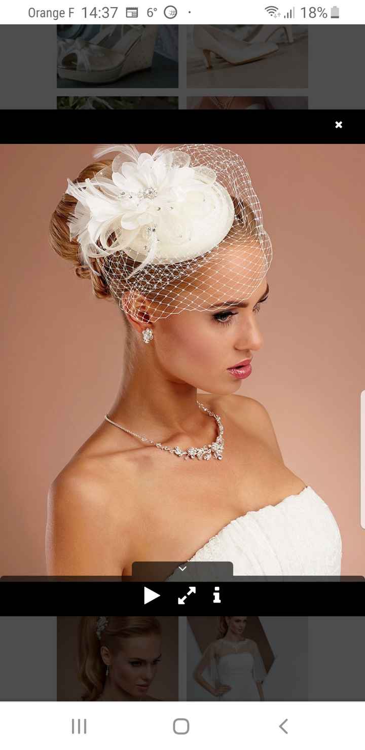 Le👒 accessoire tendance pour la mariée... - 1