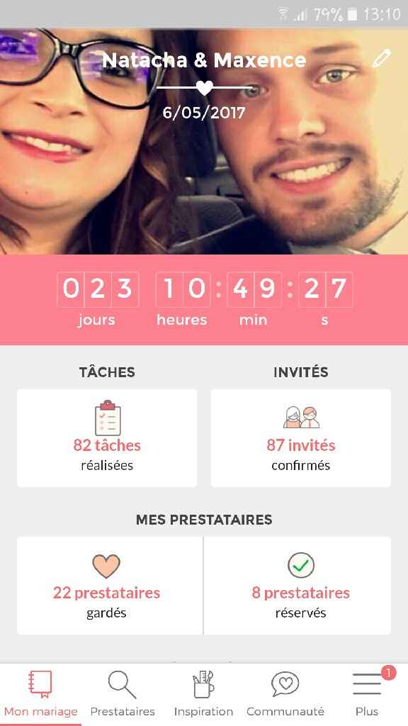 Où en sont vos compteurs Mariages.net ? - 1
