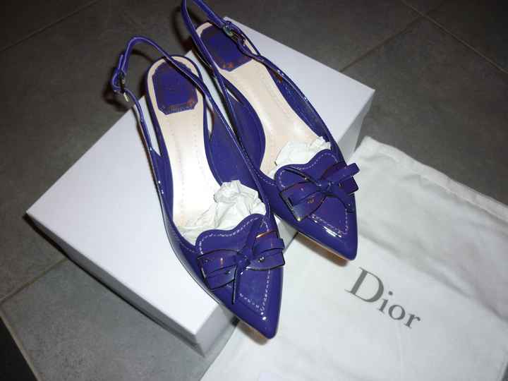 chaussures violettes