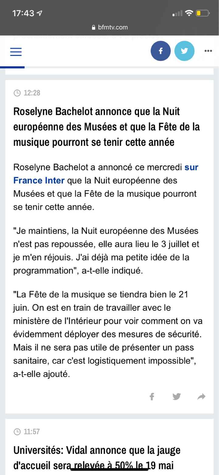 Est ce normal ????? :  la Fête de la musique aura bien Lieu, sans pass sanitaire - 2