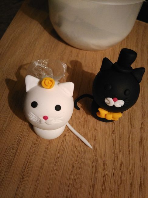 Cake Topper DIY les mariés!