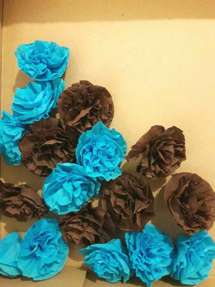 Fleurs pour boules polystyrène - 1
