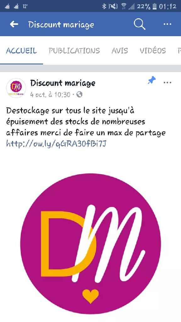  Bon plan destockage déco mariage - 1