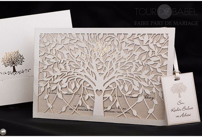 Faire part arbre de vie