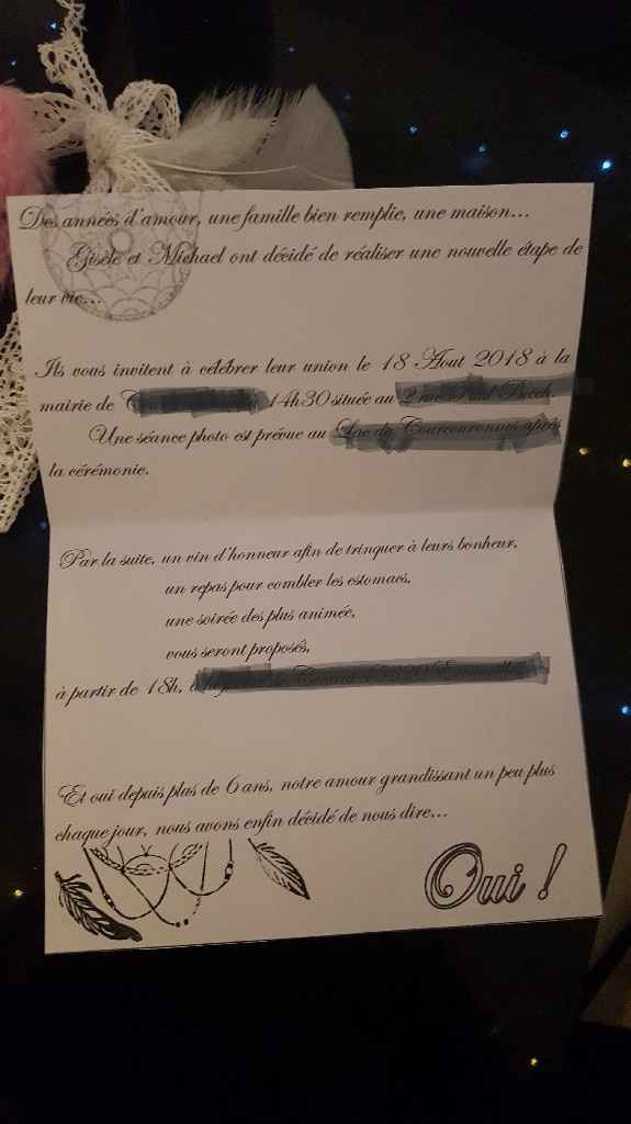  Notre faire part fait maison - 1