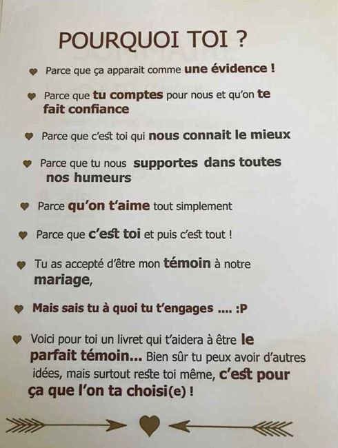 Kit parfait temoin - 5