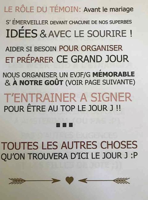 Kit parfait temoin - 7