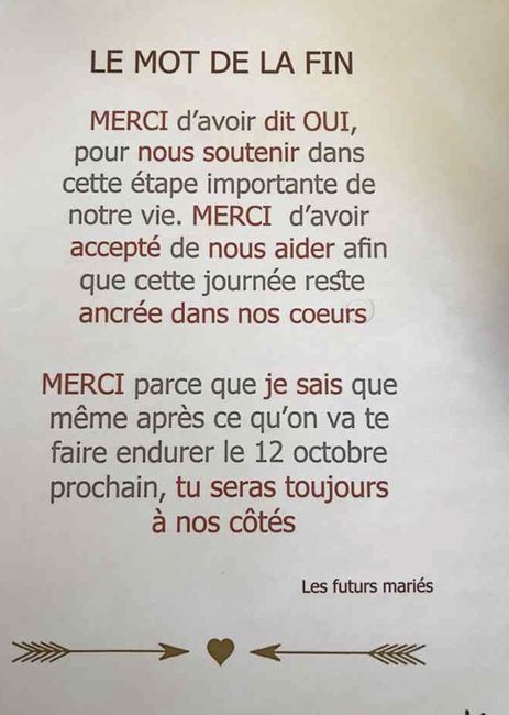 Kit parfait temoin - 17