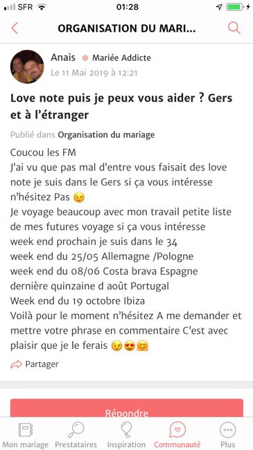 Love note aidez-moi please - 1