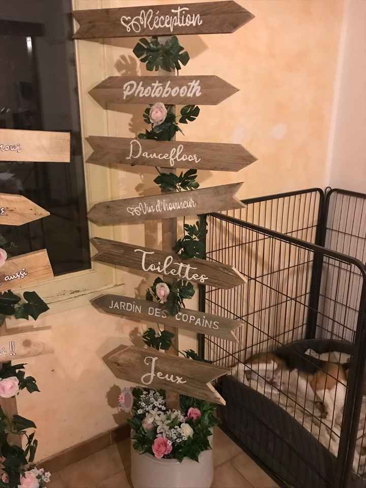 diy panneau de direction - 1