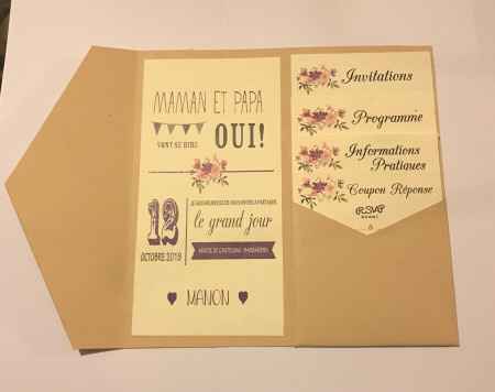 Faire part diy - 1