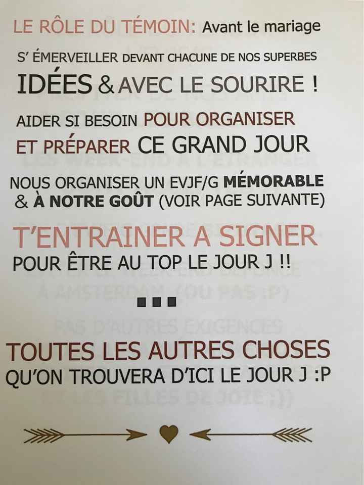 Kit du parfait témoins - 7