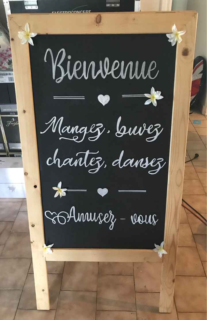 Diy panneau de bienvenue - 1