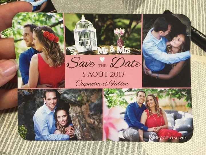 Envoi de mes save the date - 2