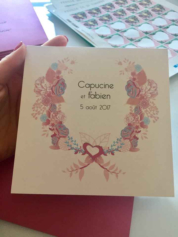 Faire-parts prêts à partir!! - 2
