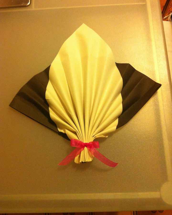 notre pliage de serviettes