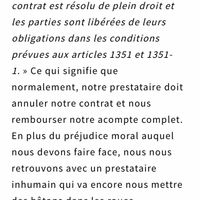 Difficulté report mariage - 2