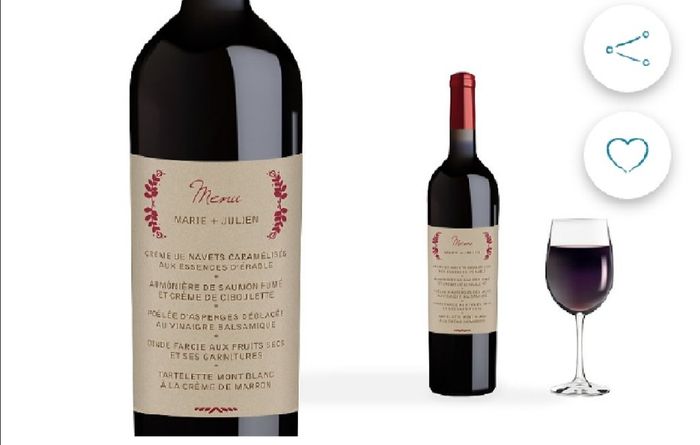 Plan de table theme vin 6