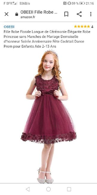 Robes enfant d'honneur en hiver 4