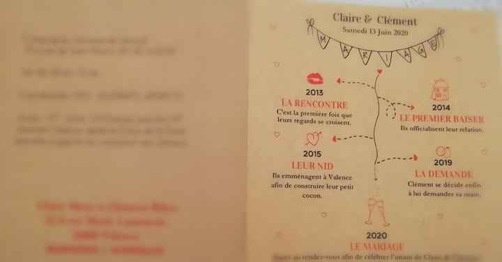 Nos faire parts 😍 - 1