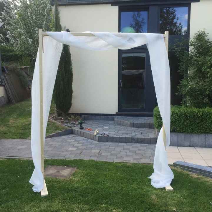 Tissu pour arche cérémonie laïque - 1