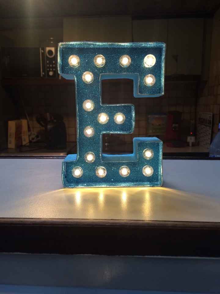 Mes lettres lumineuses diy - 1