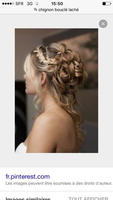 Idées coiffures mariage pour cheveux long - 1