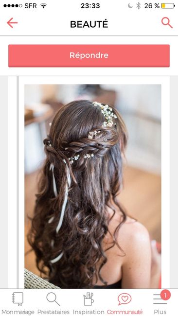 Idées coiffures mariage pour cheveux long - 3