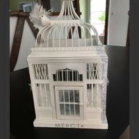 Cage à oiseaux bois - 1