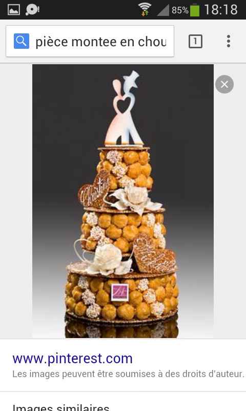 Notre pièces montée et macaron - 1