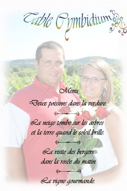 Le menu