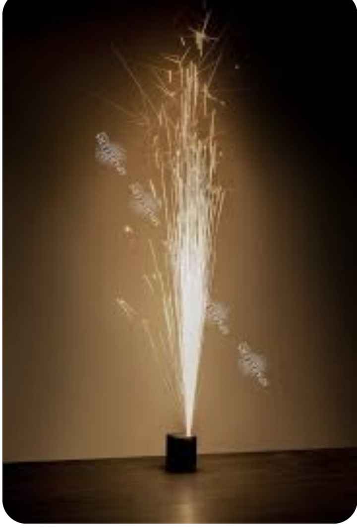 Alternative cierges magiques entrée des mariés - 1