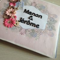 Livre d'or fait main 