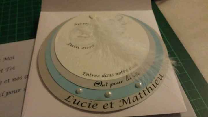 Faire part cercle - 1